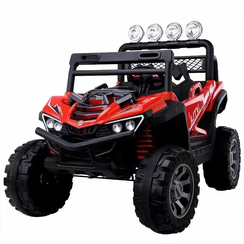 Kids electric ride on jeep built for cooperative play and adventure