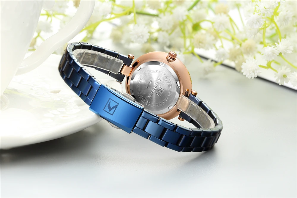 Vibrant Curren 9054 Women’s Stainless Steel Watch