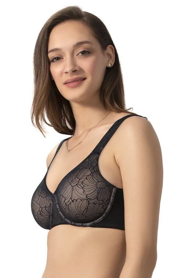 Wired Lace Minimiser Bra