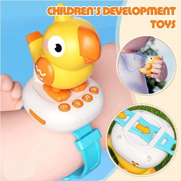 Wrist Watch Repeater Talking Parrot with Voice Control