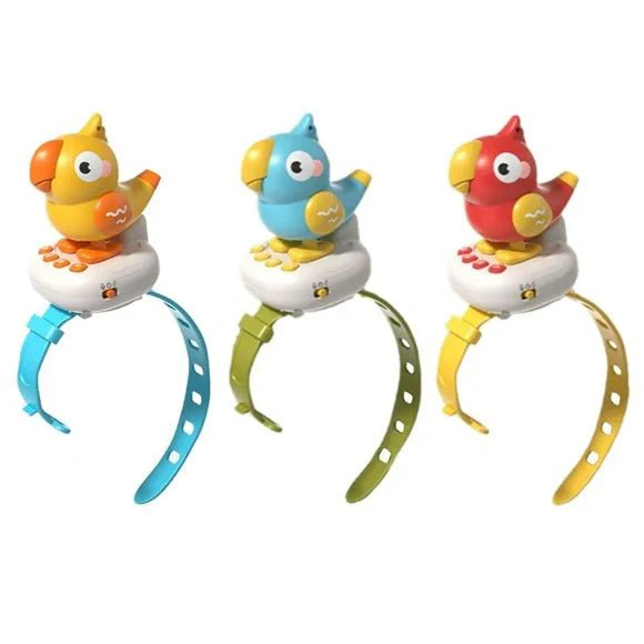 Kids wearable parrot voice repeater watch for fun and learning
