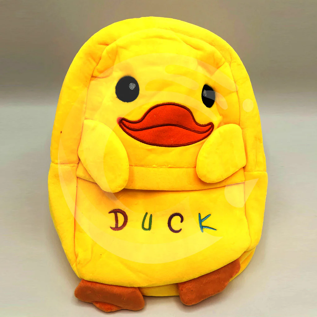 Yellow Duck Plush Cartoon Backpack