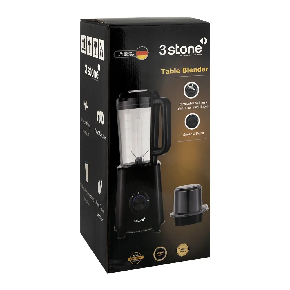 3 Stone Table Blender Set, 350W, 1.5 Liter, SBNR302