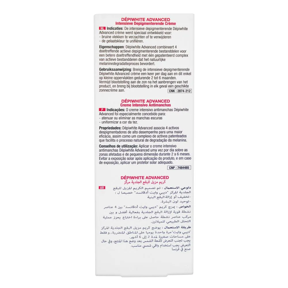 Side view of acm depiwhite advanced anti-taches & anti-brown spot cream, 40ml