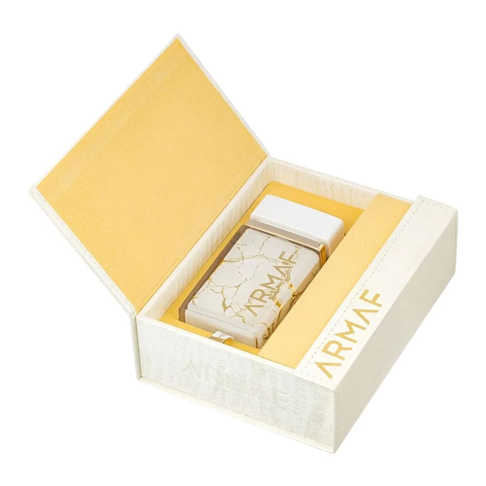 Side view of afnan perle d'or, eau de parfum, for men & women, 100ml