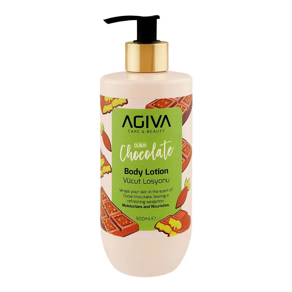 Agiva Care & Beauty Dubai Chocolate Body Lotion, 500ml