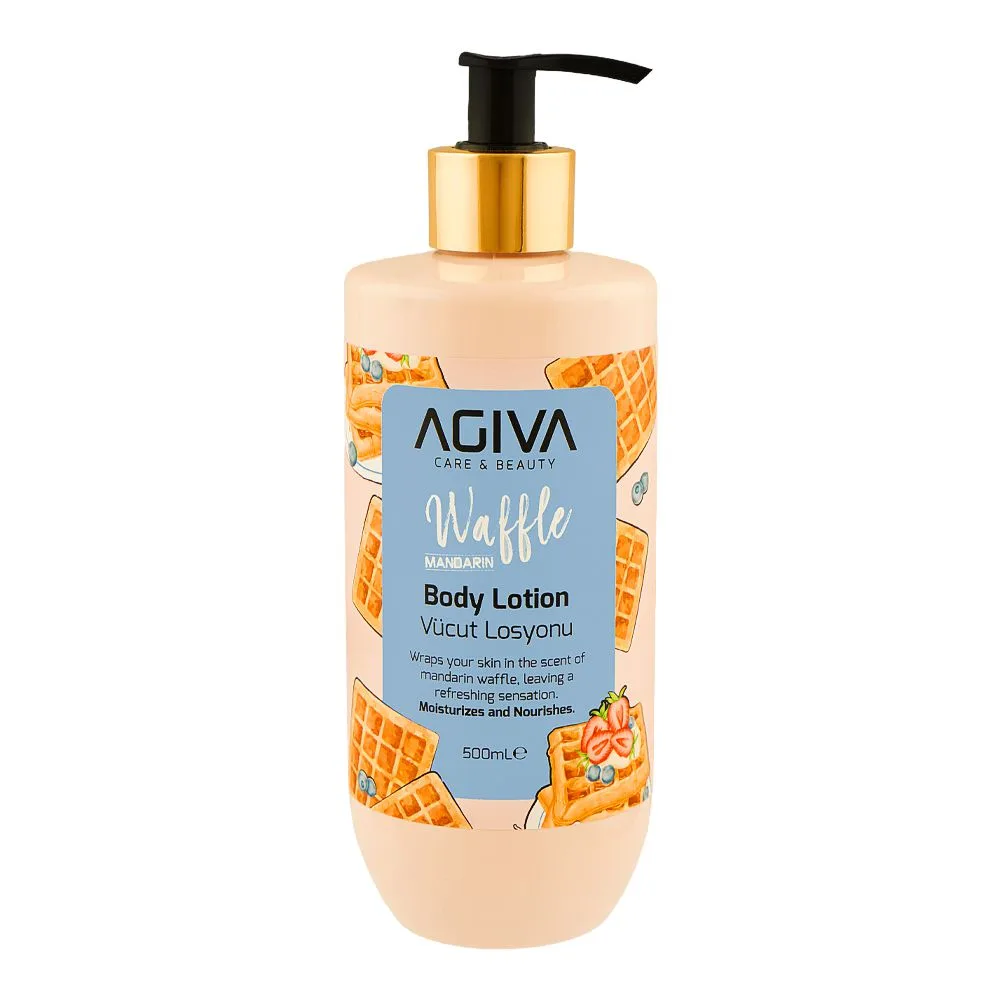 Agiva Care & Beauty Mandarin Waffle Body Lotion, 500ml