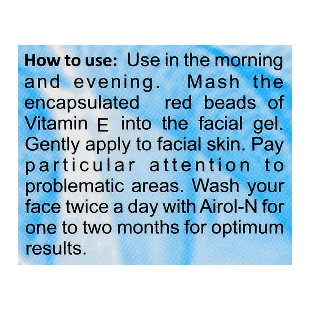 Comfortable casual airol-n face wash clear for acne prone skin, 60ml