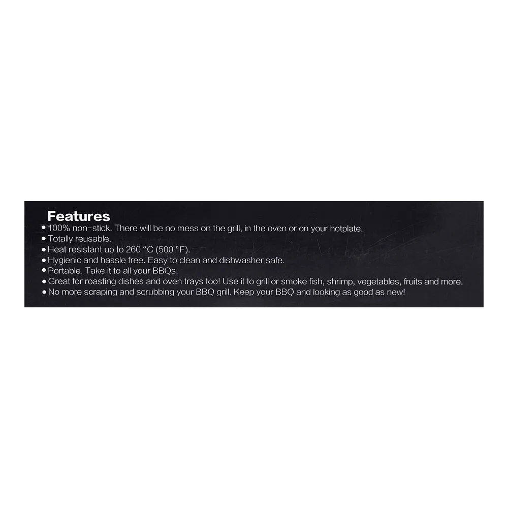 Close-up design of ajf bbq grill mat, 13 x 13 inches, 3-pieces