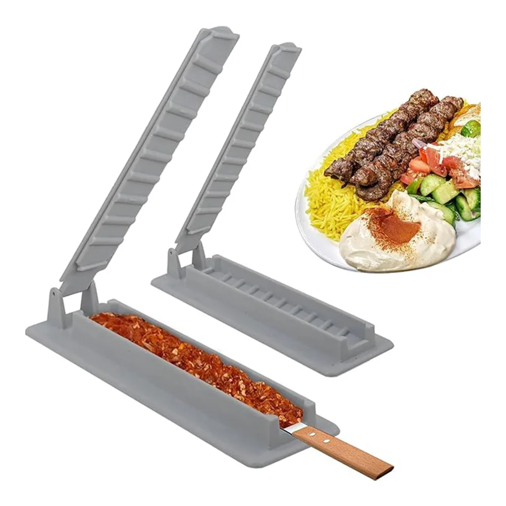 Side view of ajf multifunctional bbq kebab maker, a-561