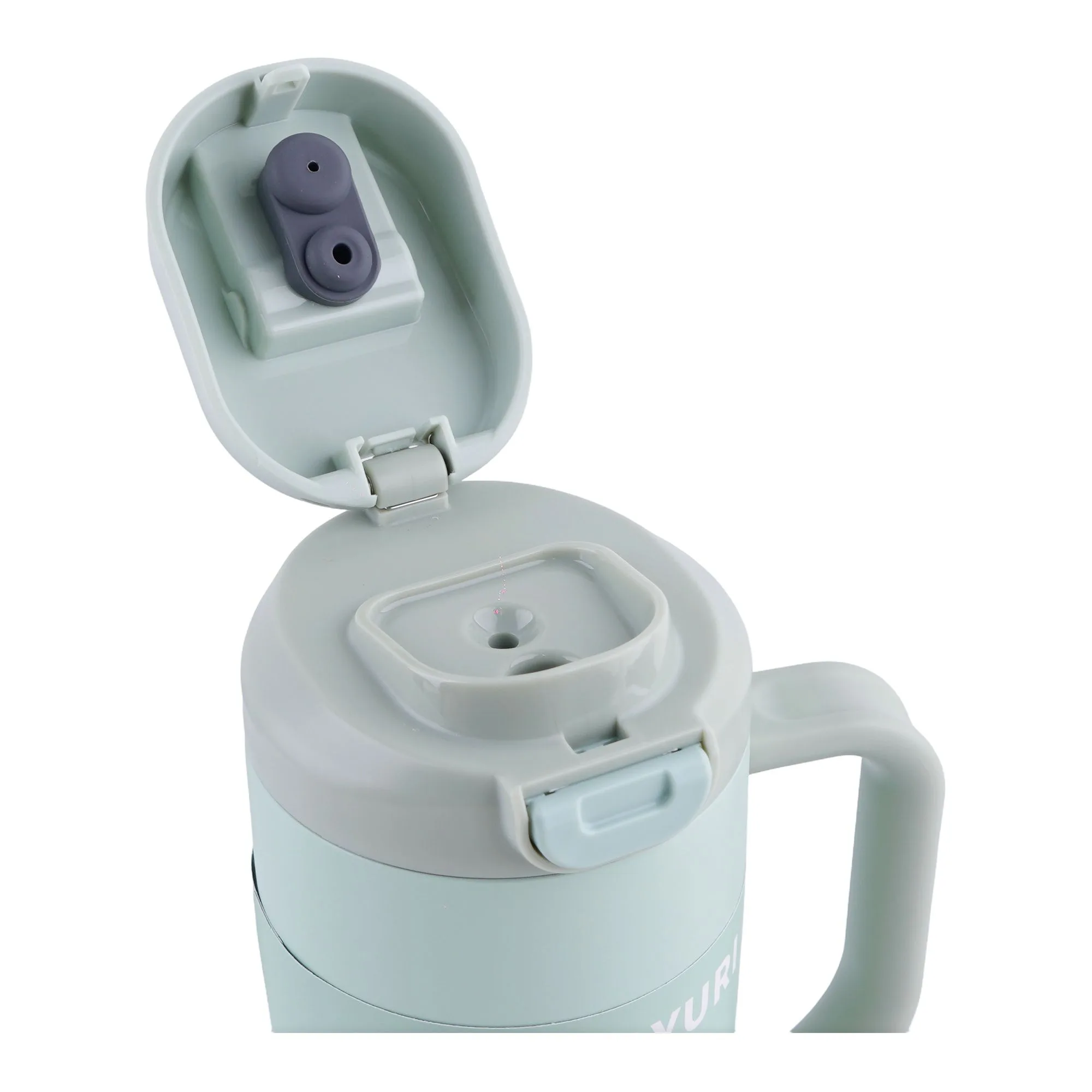 Comfortable casual ajf sitarayuri stainless steel vacuum insulated tumbler, 1200ml, pastel green