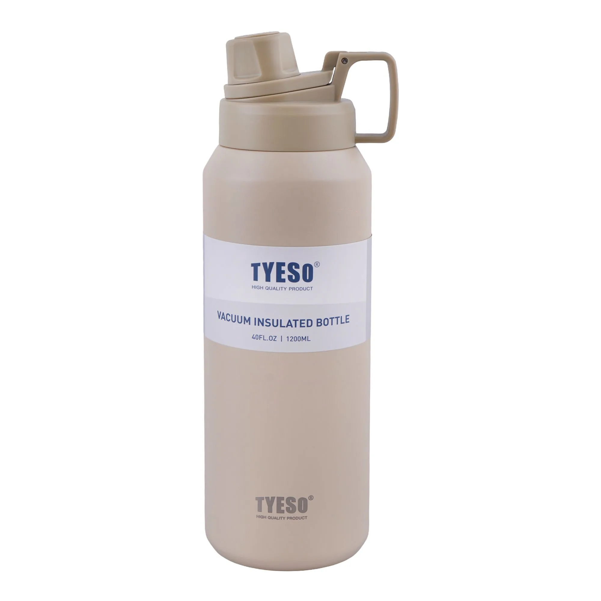AJF Tyeso Vacuum Insulated Stainless Steel Tumbler, 1200ml, Beige