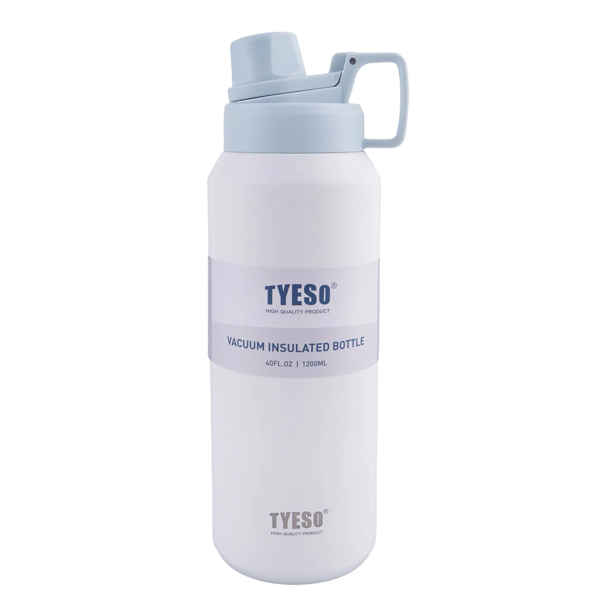 AJF Tyeso Vacuum Insulated Stainless Steel Tumbler, 1200ml, white