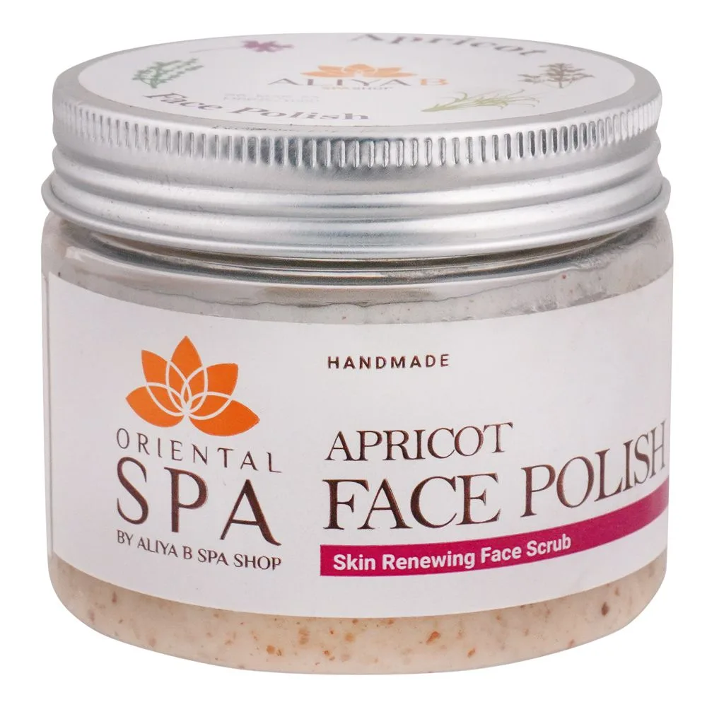 Aliya B Apricot Face Polish With Hand Made Essential Oils, For Brightening Skin 150g