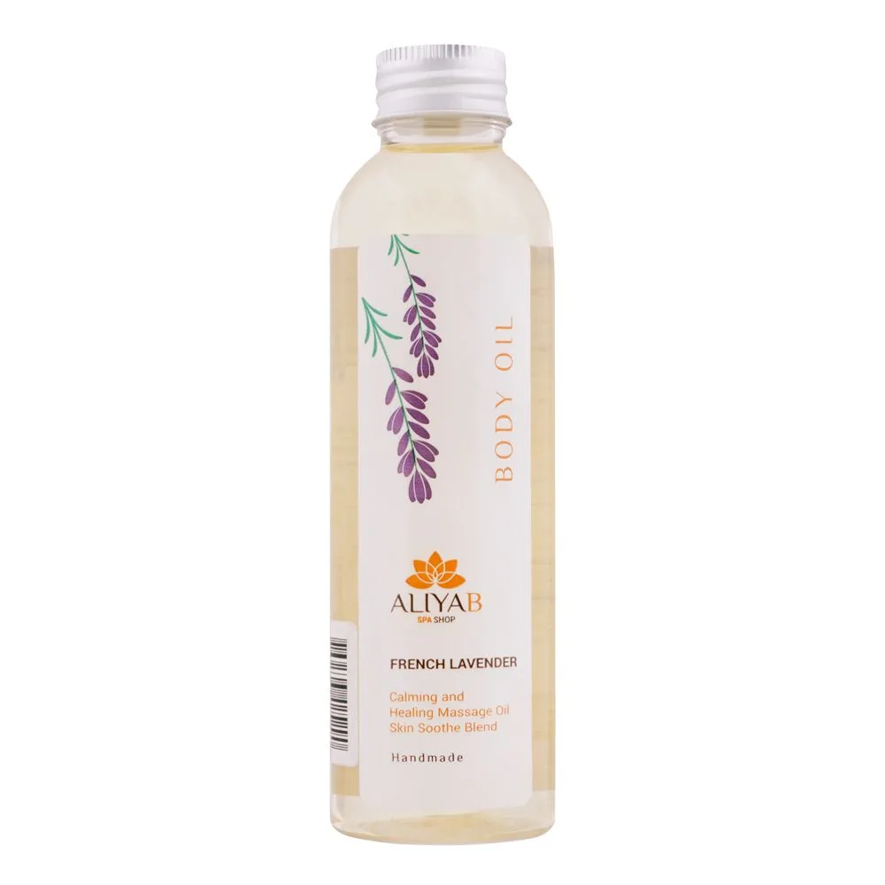 Aliya B French Lavender Hand Made Body Oil, 150ml