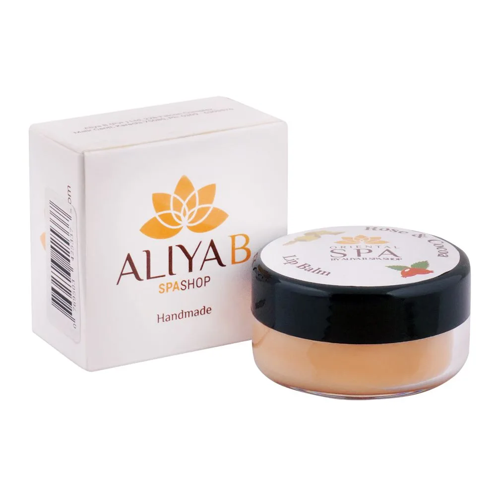 Aliya B Rose & Cocoa Hand Made Lip Balm, 10g