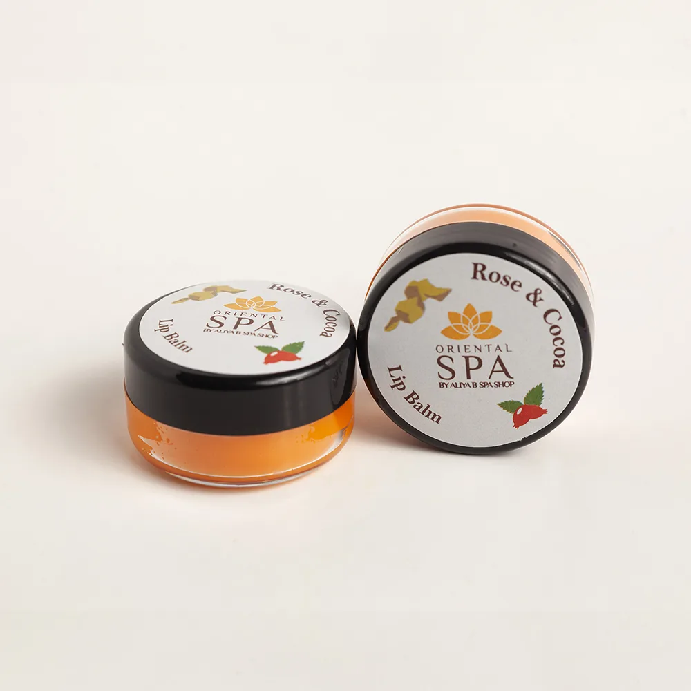 Comfortable casual aliya b rose & cocoa hand made lip balm, 10g