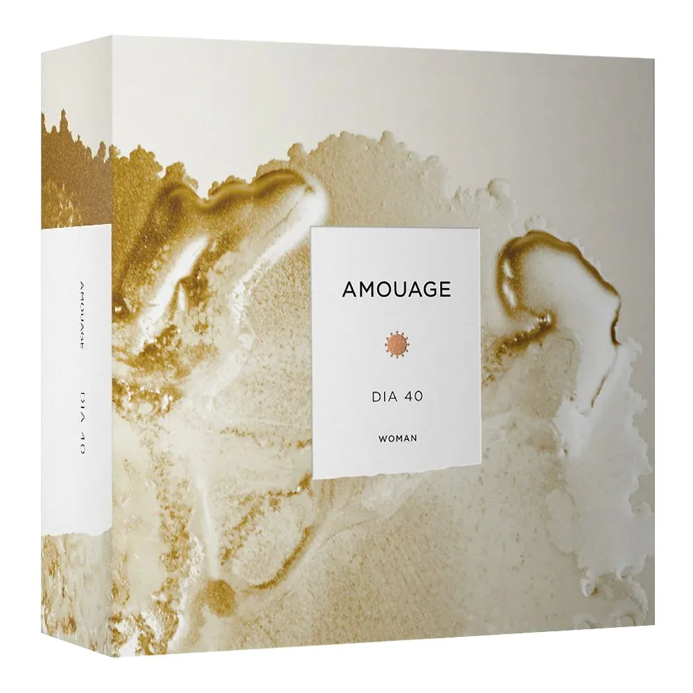 Side view of amouage dia 40 woman, eau de parfum, 100ml