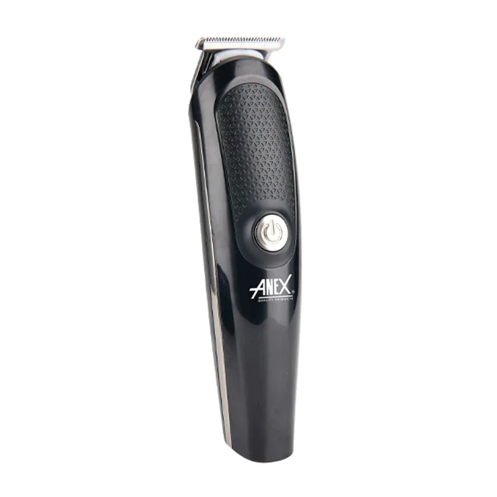 Side view of anex deluxe 5-in-1 hair trimmer, 600mah battery, 1.5 hours run time, ag-7064