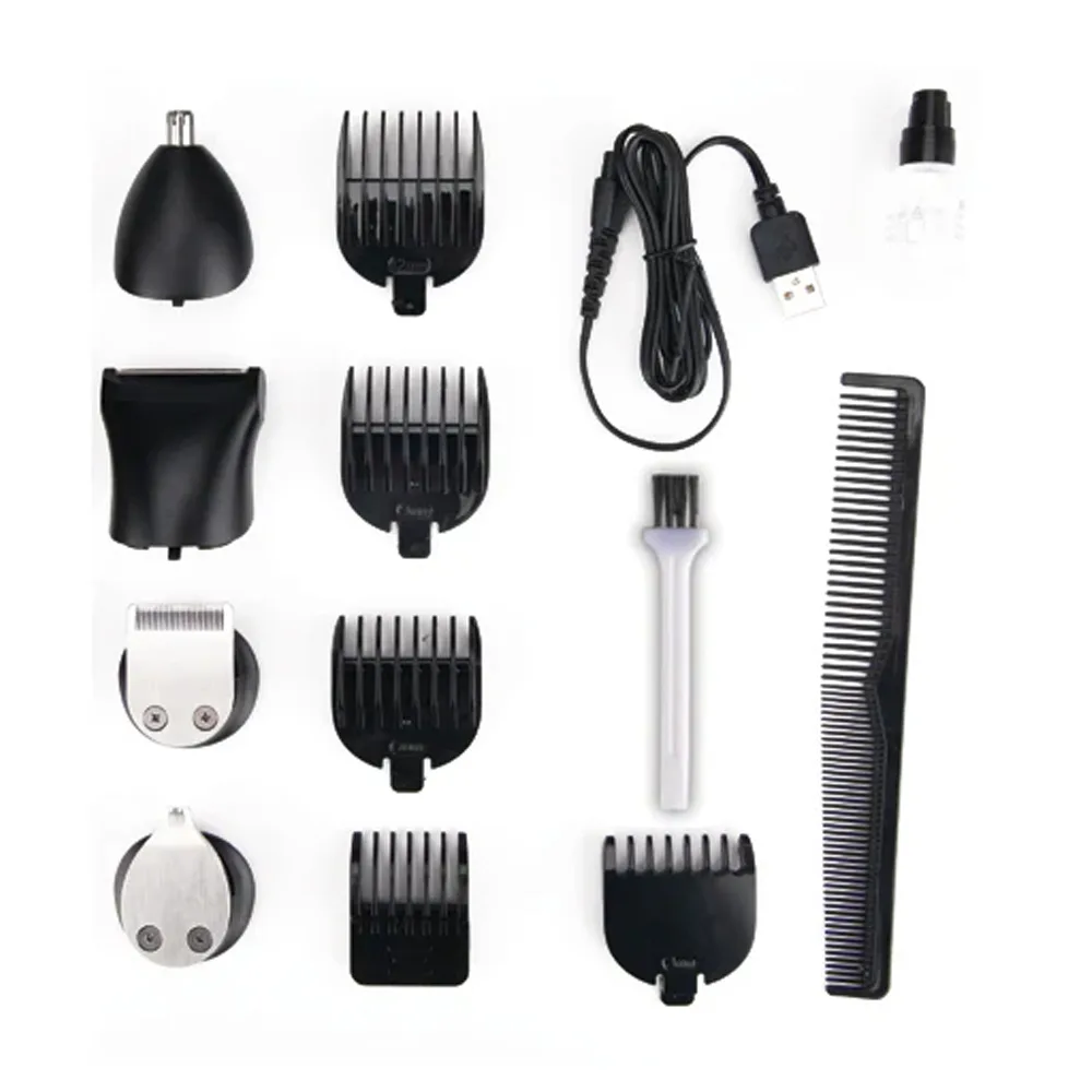 Comfortable casual anex deluxe 5-in-1 hair trimmer, 600mah battery, 1.5 hours run time, ag-7064