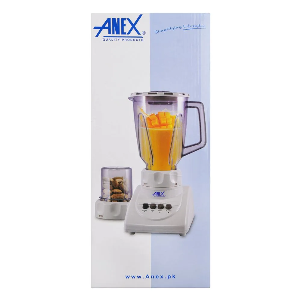 Comfortable casual anex deluxe blender & grinder, 300w, white, ag-690 ub