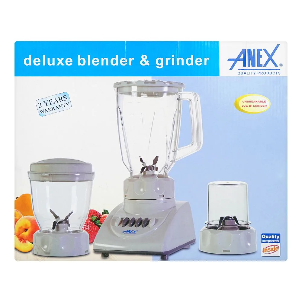 Comfortable casual anex deluxe blender & grinder, white, ag-699 ub