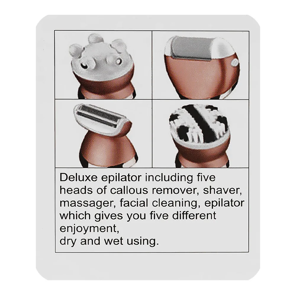 Premium everyday wear anex deluxe epilator, 1400-1600w, 220-240v, ag-7045