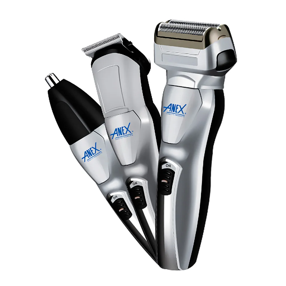 Anex Deluxe Hair Trimmer, 3W, 100-240V, 60 Mins Run Time, AG-7068
