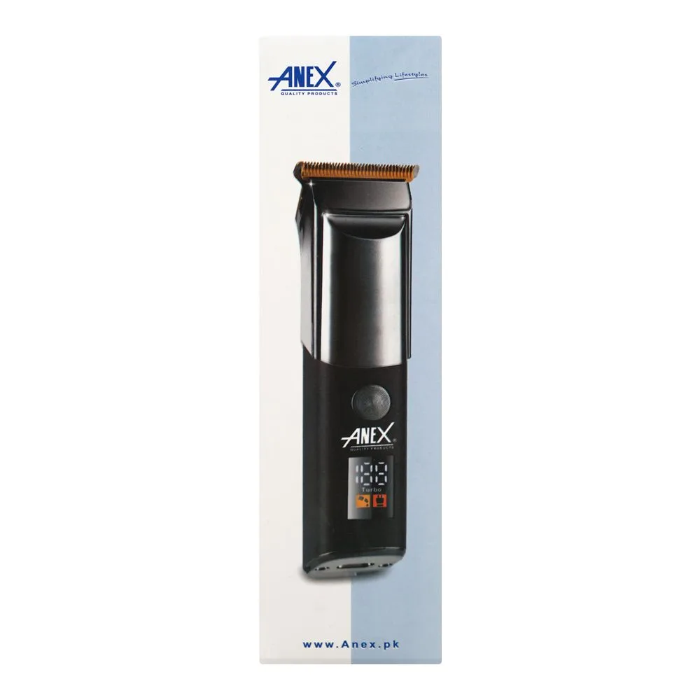 Comfortable casual anex deluxe hair trimmer, 600mah battery, 100 minutes run time, ag-7067