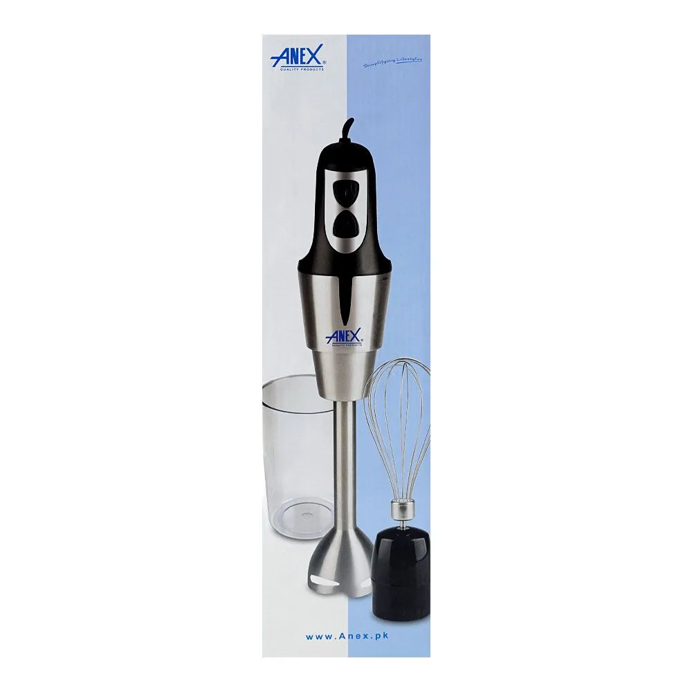 Comfortable casual anex deluxe hand blender, 500w, 220-240v, ag-142