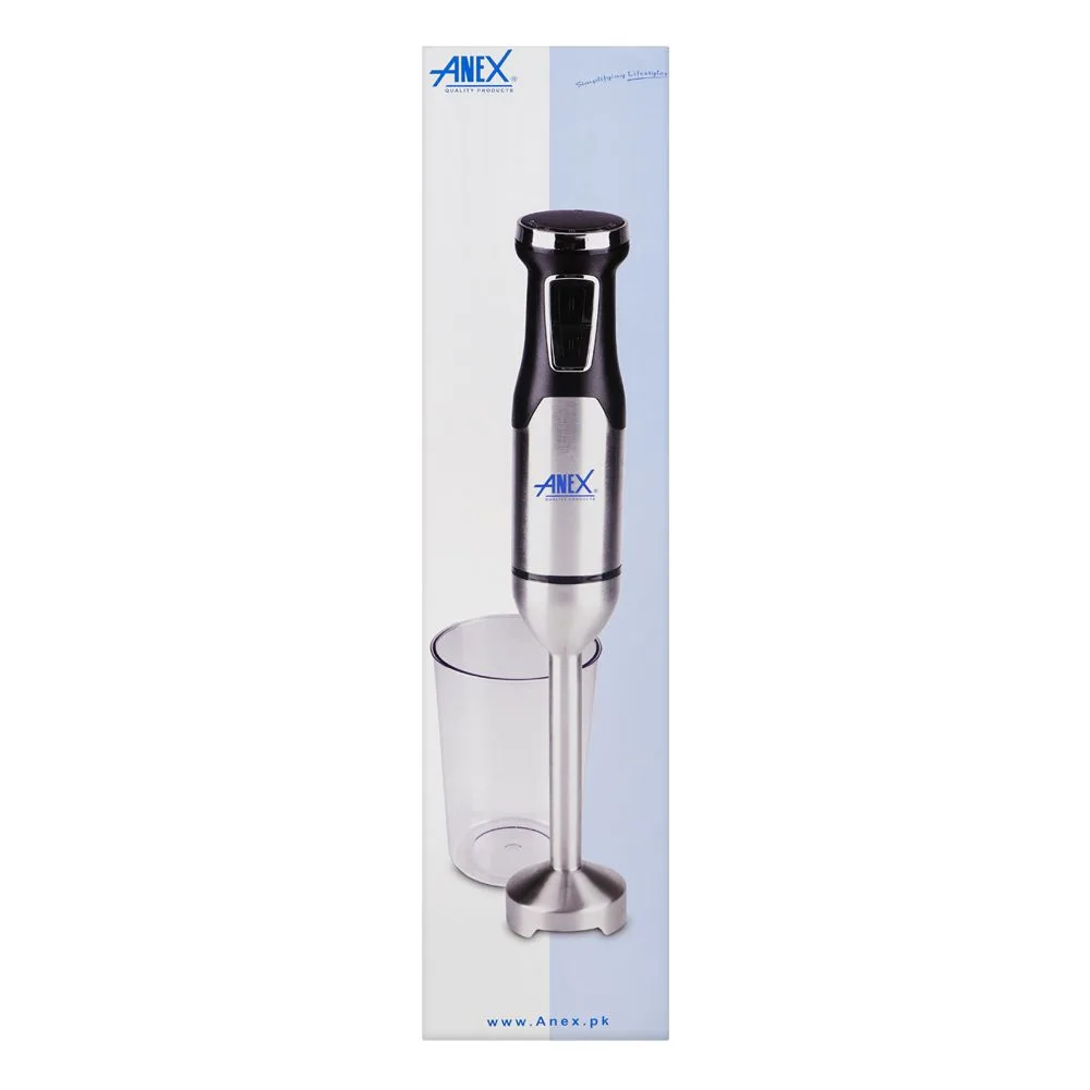 Comfortable casual anex deluxe hand blender with beaker, dc1000w, black, ag-145