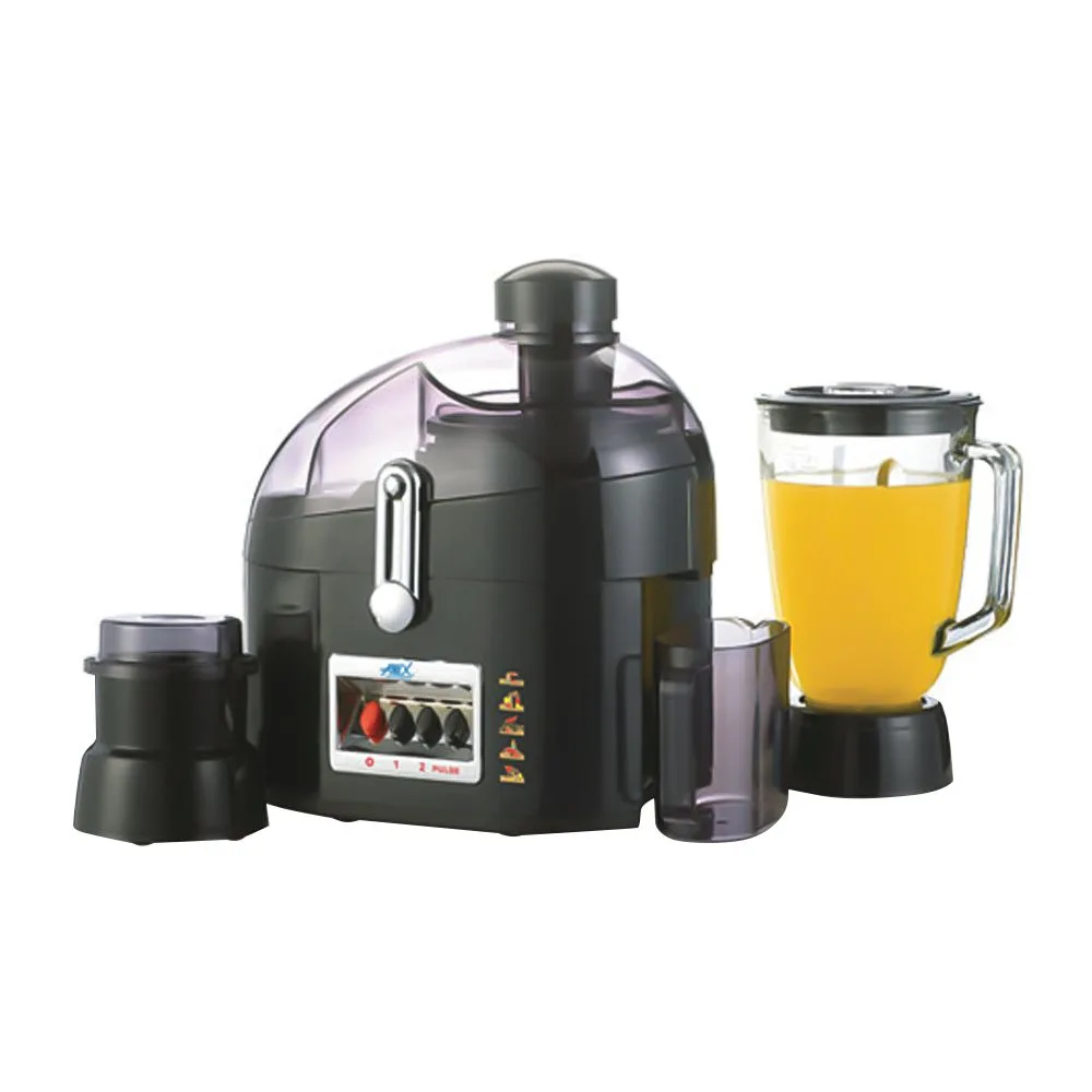 Anex Deluxe Juicer Blender Dry Mill, 600W, 220-240V, 500ml Container, Black, AG-180GL