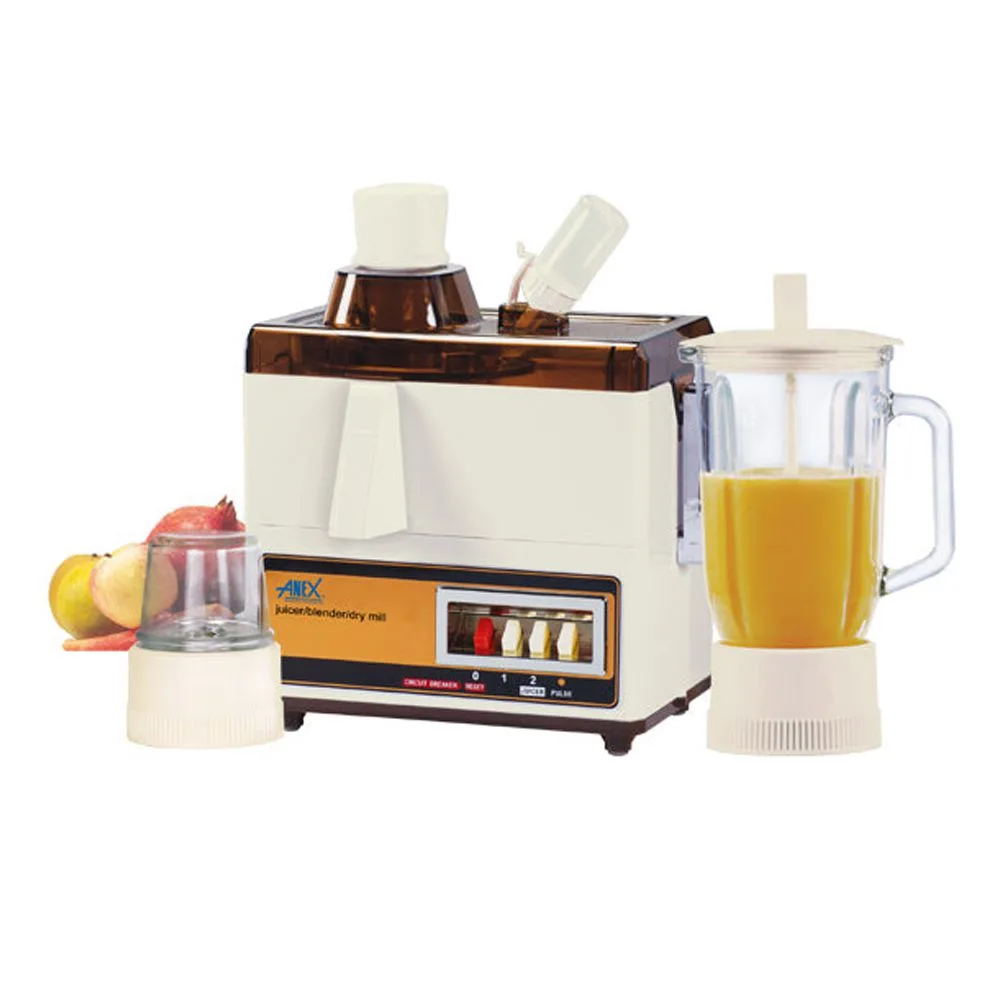 Anex Deluxe Juicer Blender Dry Mill, 600W, 220-240V, AG-177GL