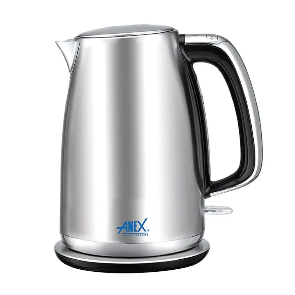 Anex Deluxe Kettle, 1800-2150W, Approx. 1700ml Capacity, Black & Silver, AG-4048