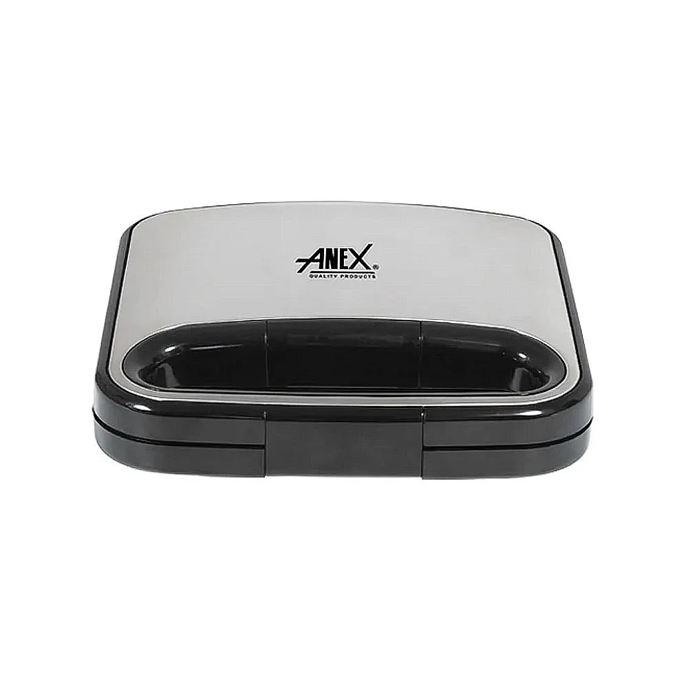 Anex Deluxe Sandwich Maker, 750W, Black & Silver, AG-2045
