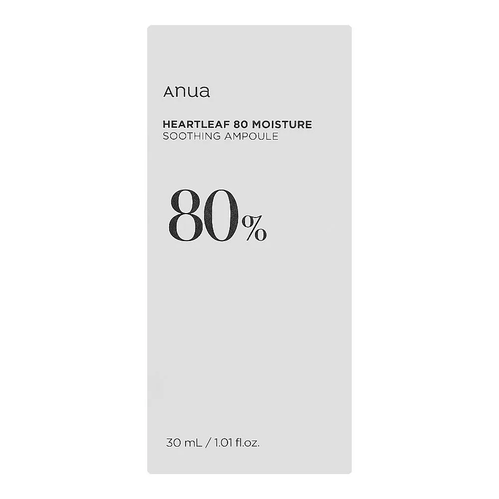 Comfortable casual anua heartleaf 80% moisture soothing ampoule, 30ml