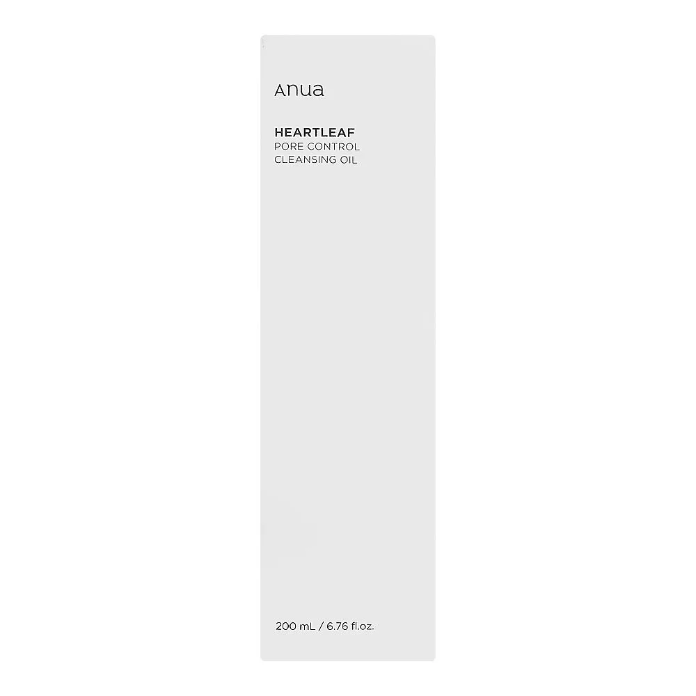 Comfortable casual anua heartleaf pore control cleansing oil, blackhead remover, korean skin care, 200ml