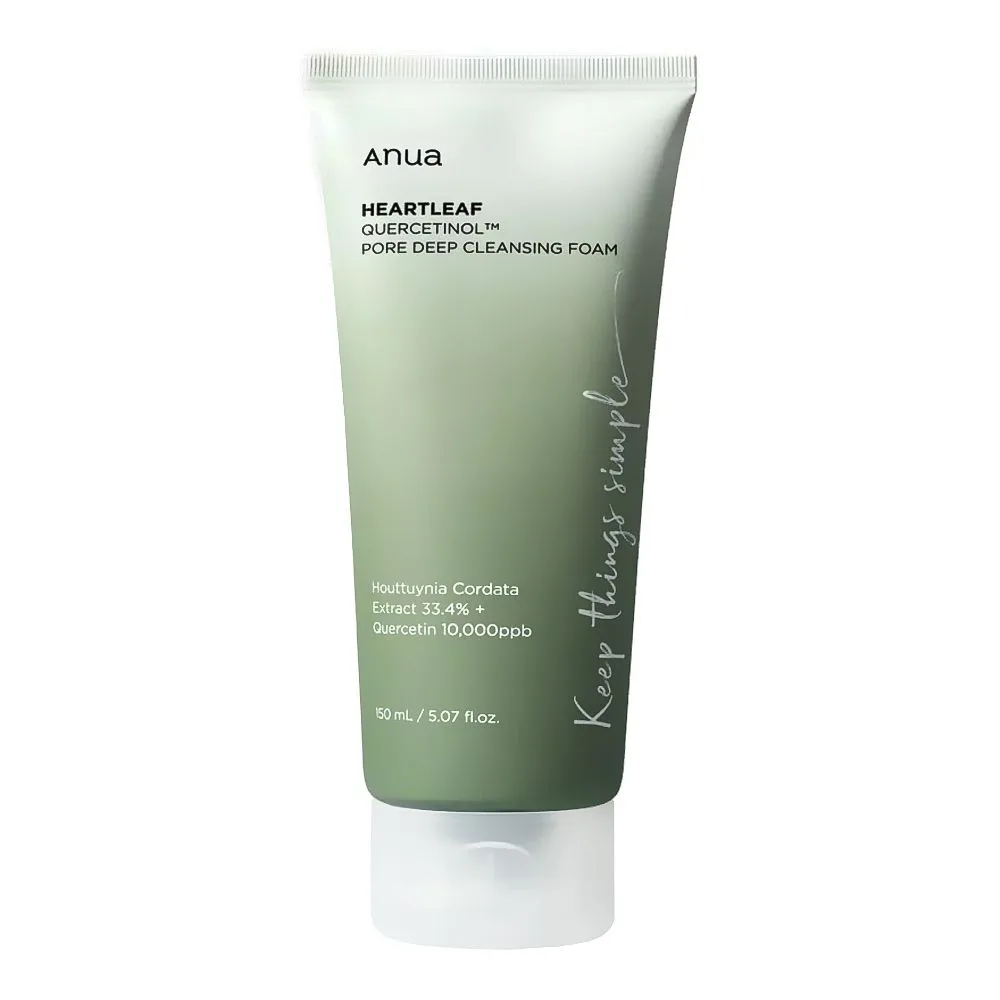 Anua Heartleaf Pore Deep Cleansing Foam, For Sensitive Skin, 150ml