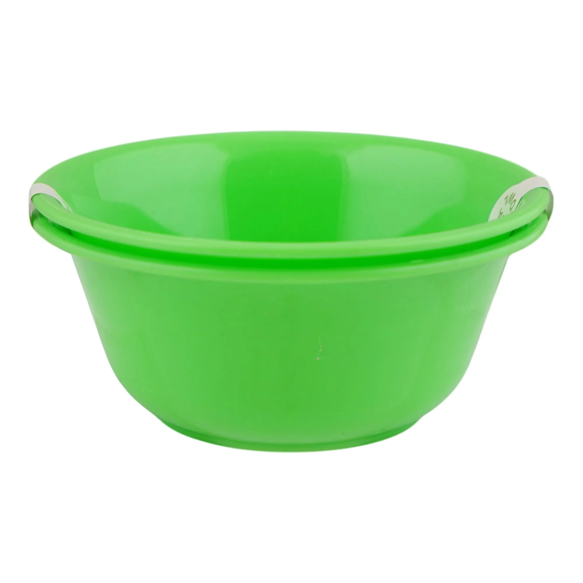 Side view of appollo saga bowl, small, green, 2-pack