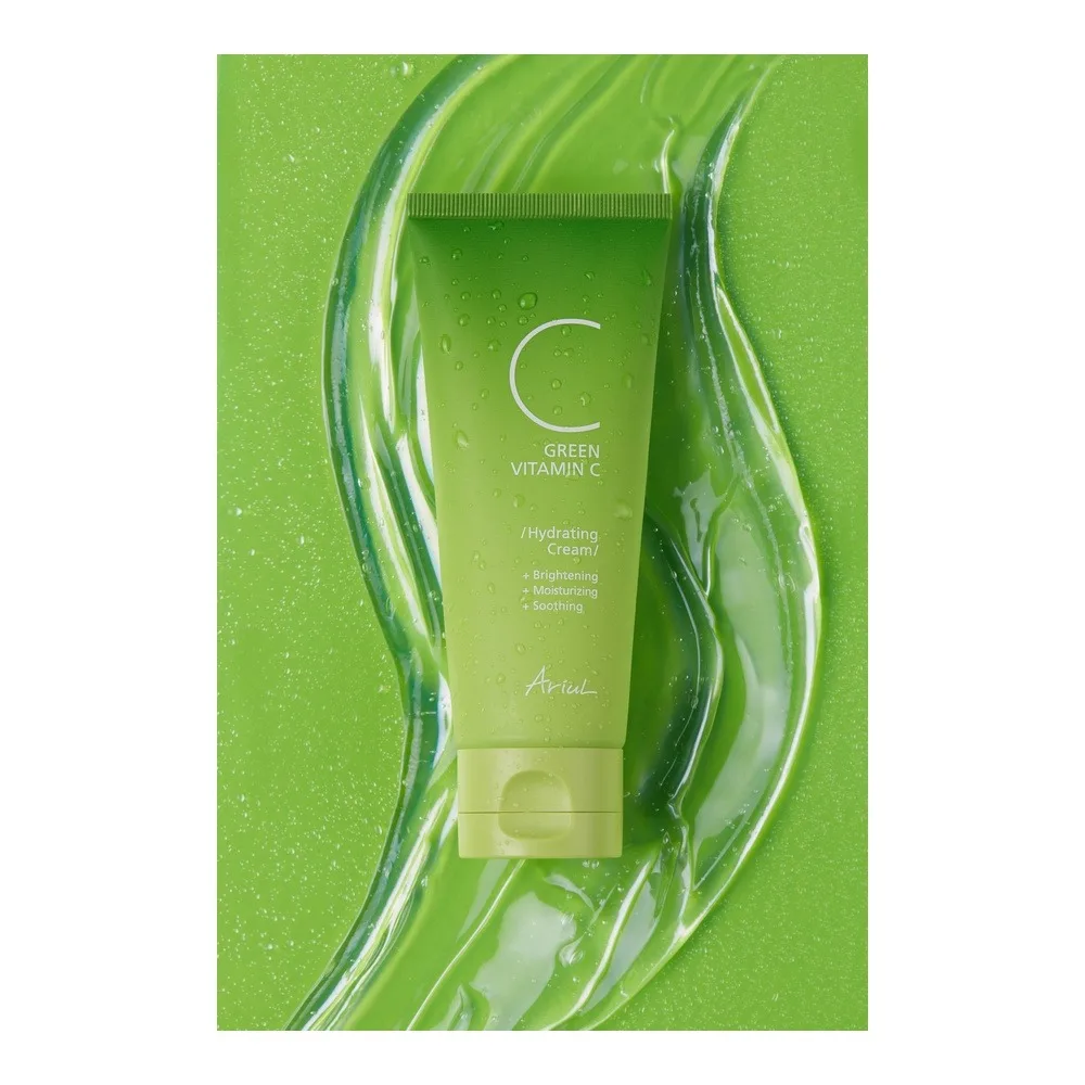 Ariul C Green Vitamin C Hydrating Cream, Kakadu-C, Hyaluronic Acid, For Smooth & Radiant Skin, 100ml