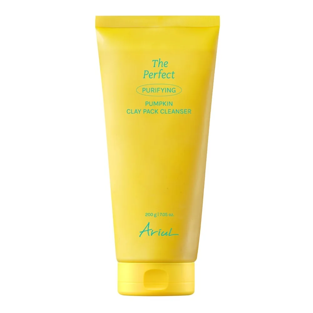 Ariul The Perfect Purifying Pumpkin Clay Pack Cleanser, Glycerin & Hyaluronic Acid, For Dry Skin, 200g detail image 9