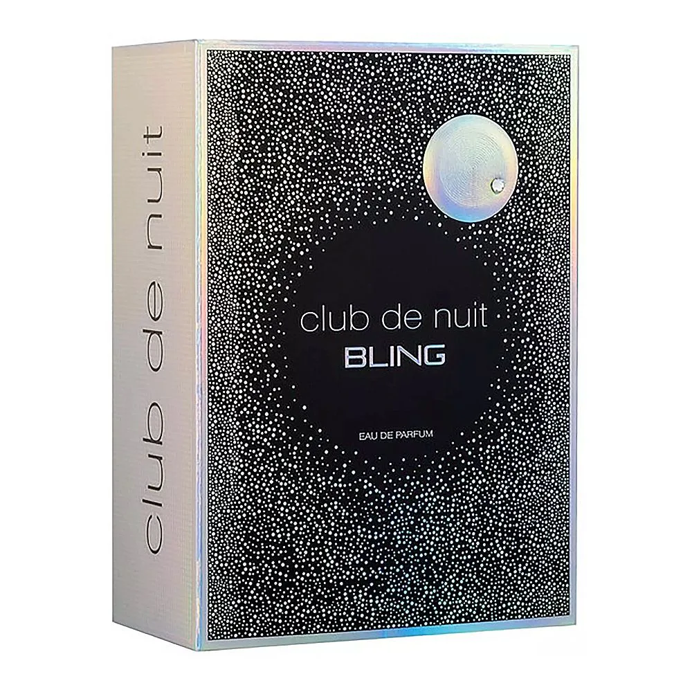 Side view of armaf club de nuit bling, eau de parfum, for men & women, 75ml