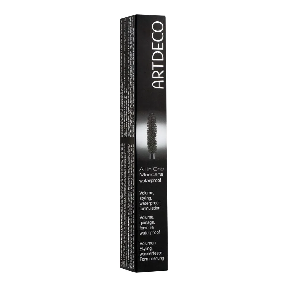 Side view of artdeco all in one waterproof mascara, 71, black