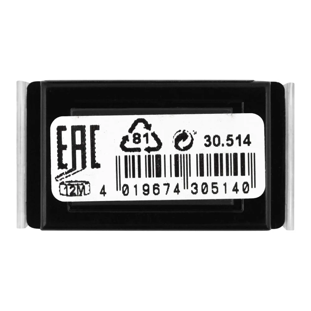 Side view of artdeco eye shadow 514 matt light grey beige, 0.8g