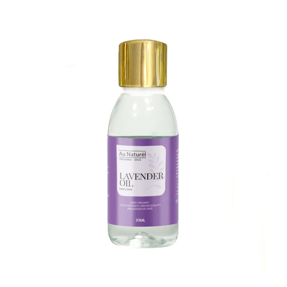 Au Naturel Preservative Free Lavender Hair & Skin Oil, Virgin Quality, 30ml