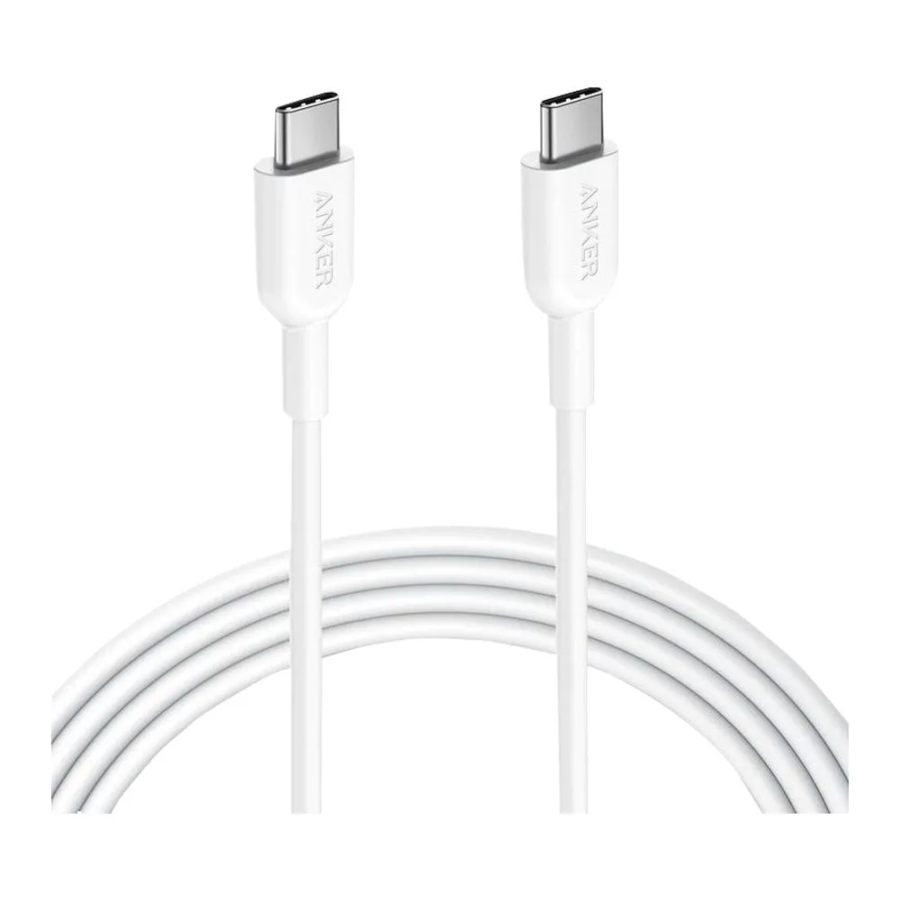 Aukey Impulse Braided CC 0.9m Nylon Braided USB-C To C Cable, White, CB-CD45