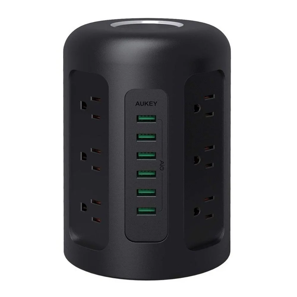 Aukey Power Hub XL, 12 AC Outlets + 6 USB Ports, PA-S14