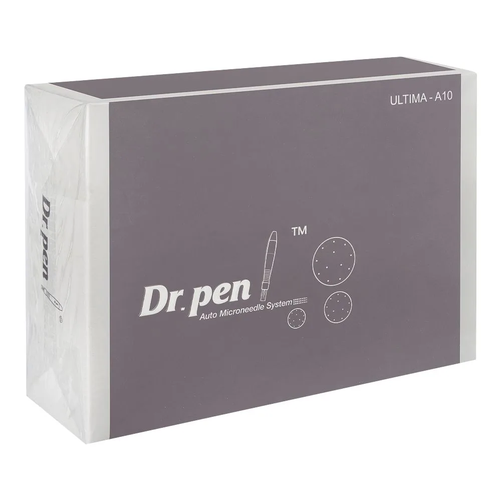 Side view of auto microneedle system, dermapen microneedling device, ultima-a10