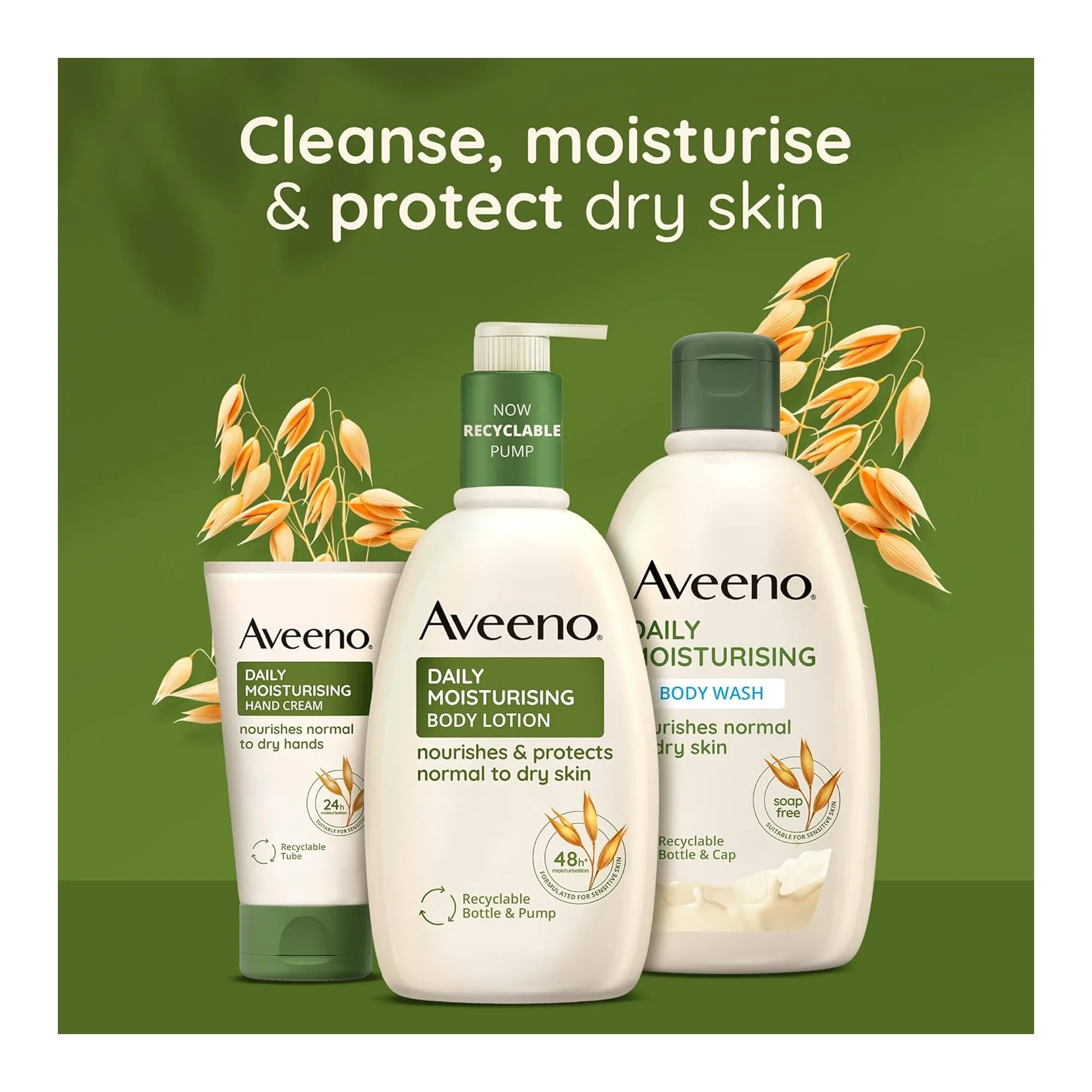 Comfortable casual aveeno daily moisturising body lotion, for normal to dry skin, 200ml