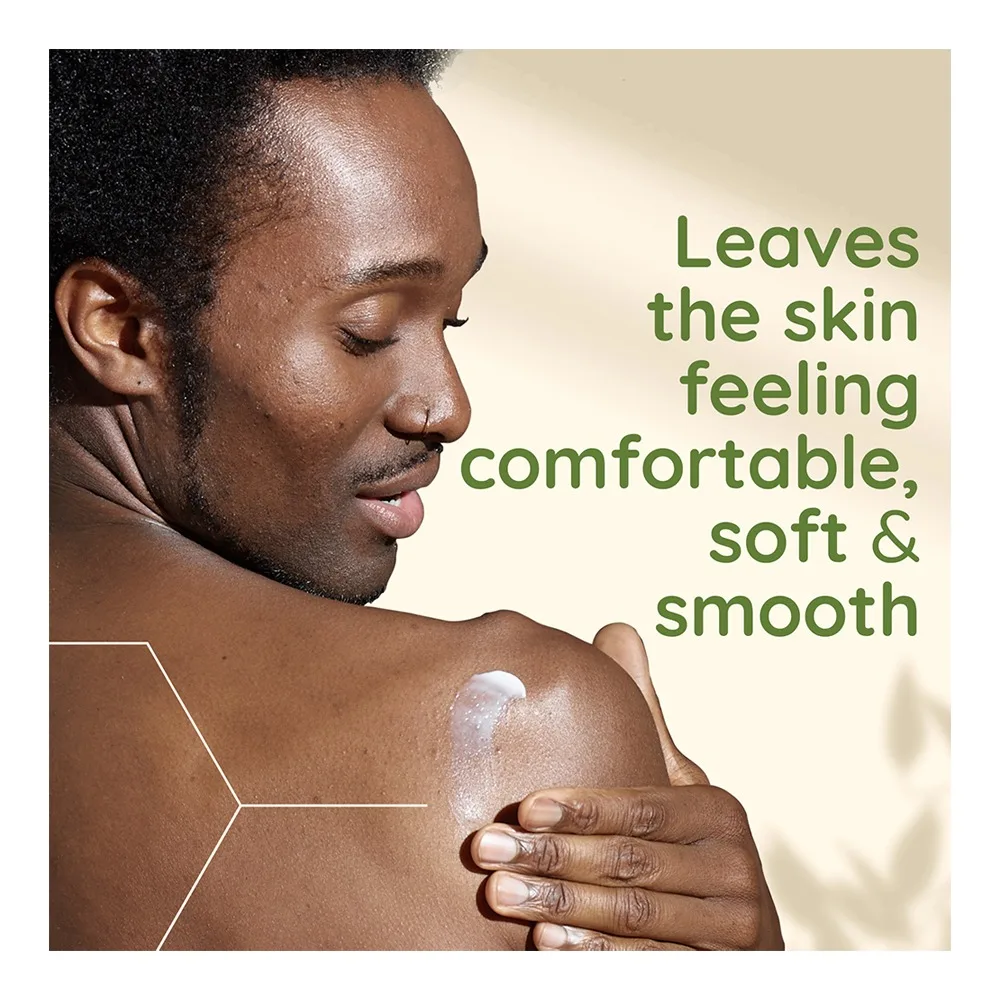 Side view of aveeno daily moisturising cream, 100ml